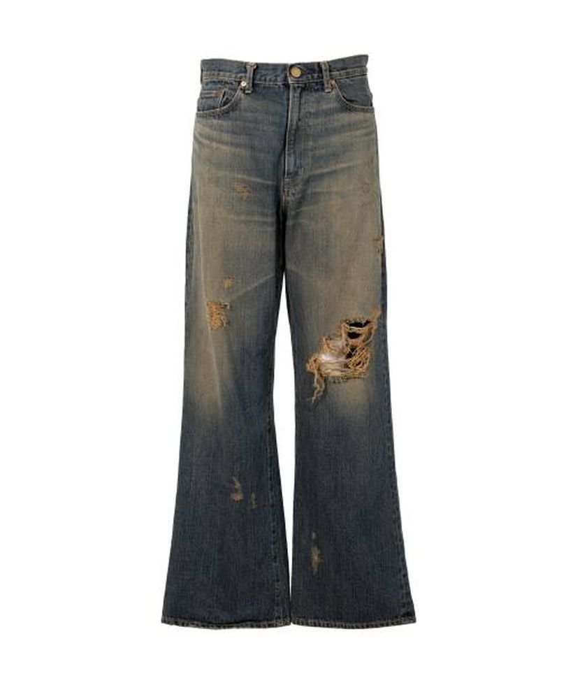 KAMIYA】Bootcut Wide Jeans- Amanojak.