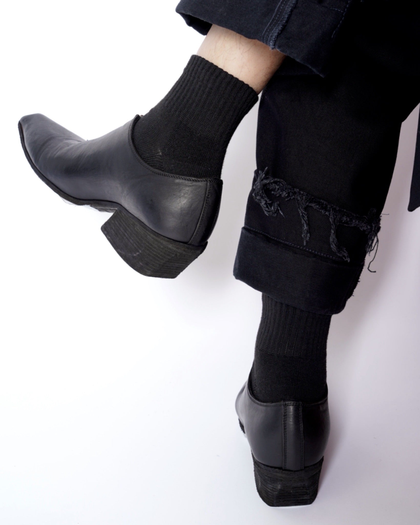 GUIDI(グイディ) - TX00FZ-HORSE FULL GRAINFRONT ZIP POINTED TOE