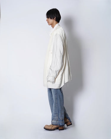 【Maison Margiela 1,10】<br>INSIDEOUT REVERSIBLE SHIRTS JACKET