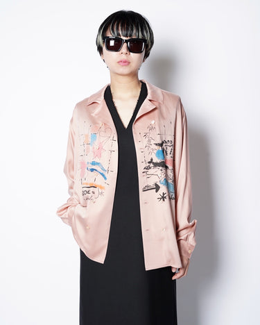 【KAKAN】<BR>BRIGHT DOUBLE SHIRTS -PAINT- (UNISEX)