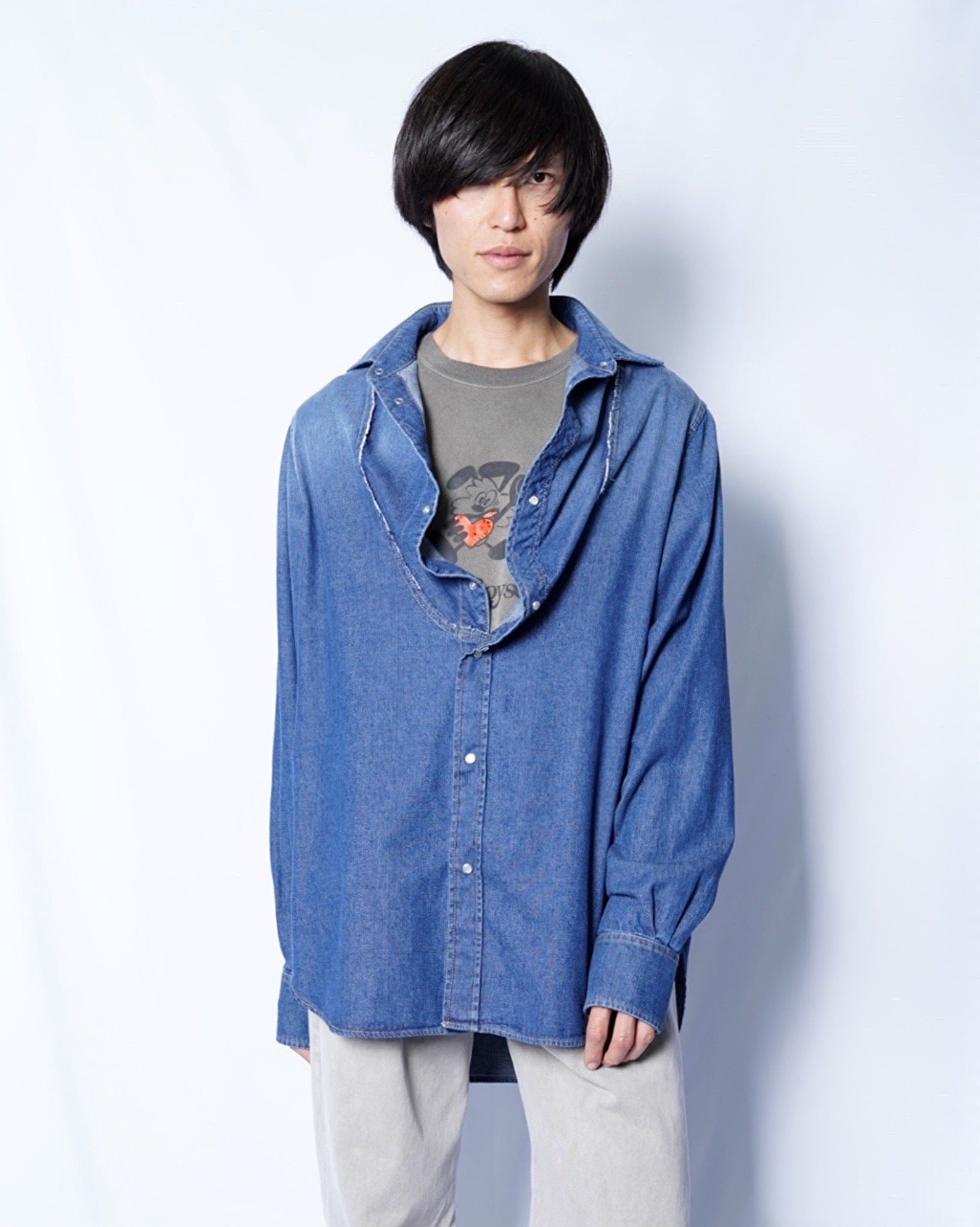Maison Margiela デニムシャツ マルジェラ Maison Margiela(メゾンマルジェラ) -REBUILD COLLOR DENIM SHIRTS