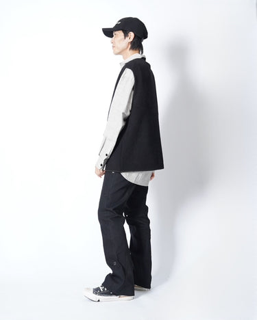 【walenode】<br>INNOCENT YAK ZIP UP VEST