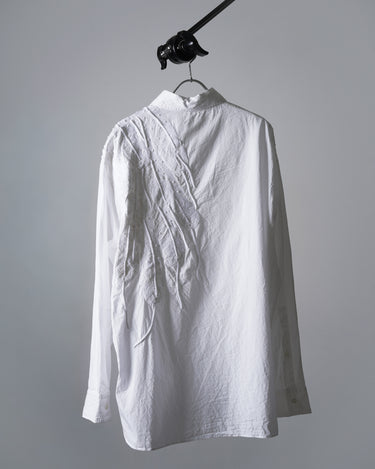 【kiminori morishita】<br>HAND EMBROIDERY SHIRT "FEATHER"