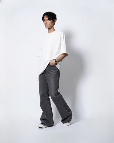 イベント期間限定アイテム<br>(6月27日～7月5日まで)<br>【KANEMASA PHIL】<br>36G High Twist SS Tee (WHITE)