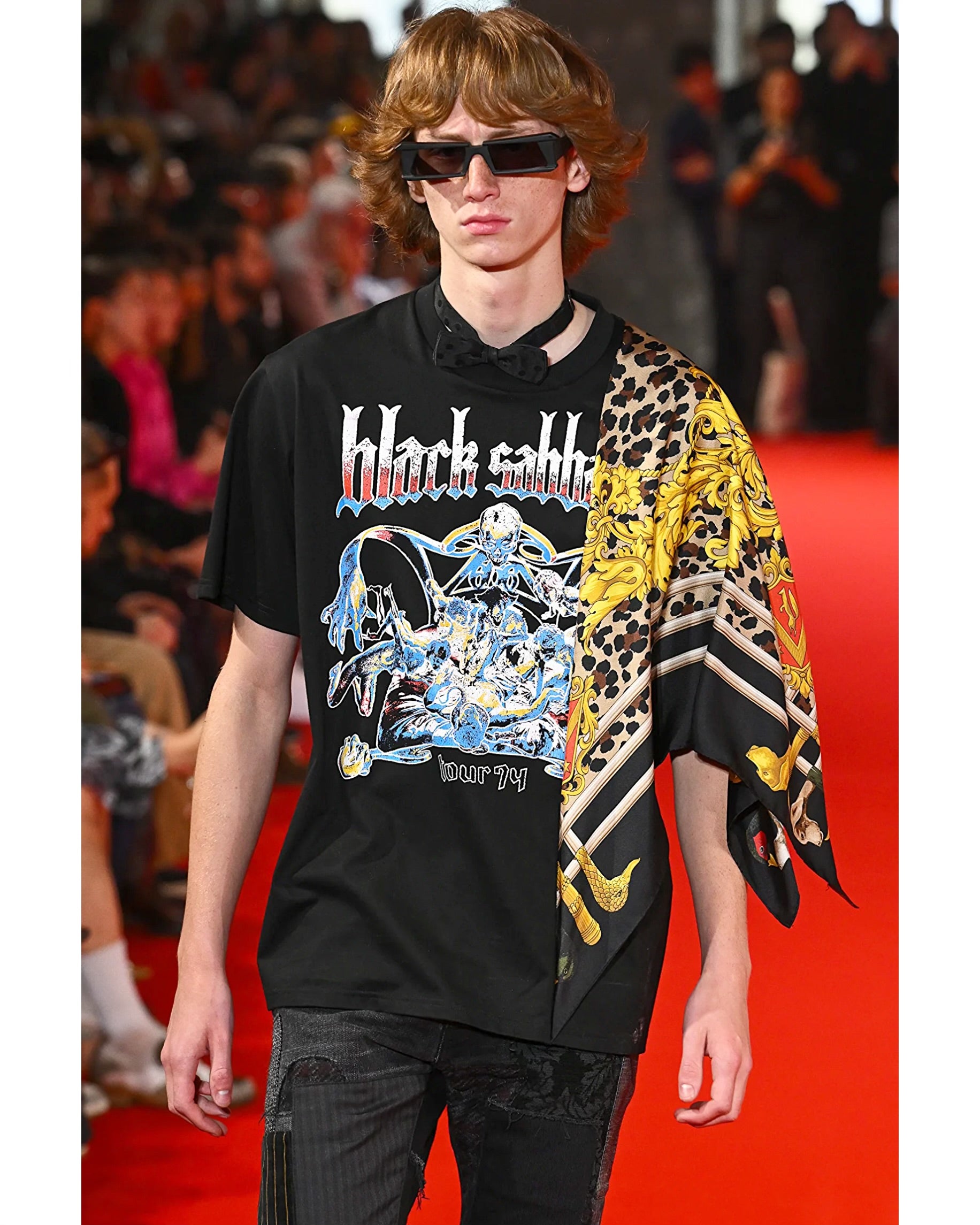 美品✨JUNYA WATANABE MAN 脱が Big マフラー ブラック
