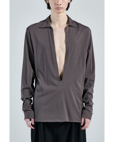 イベント期間限定(3月20日～3月29日まで)<br>26AW受注生産アイテム<br>【FRACTION】<br>DEEP V SHIRT -ICDA-