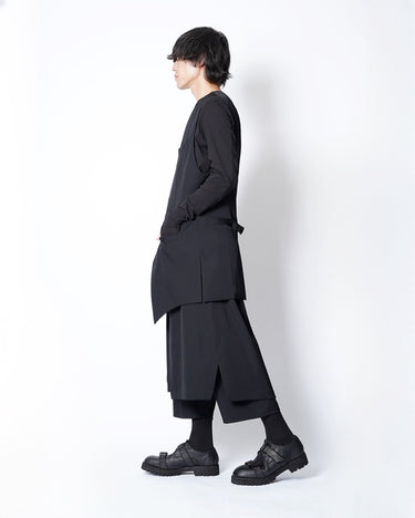 [Yohji Yamamoto POUR HOMME]<br>ASYMMETRY LENGTH VEST