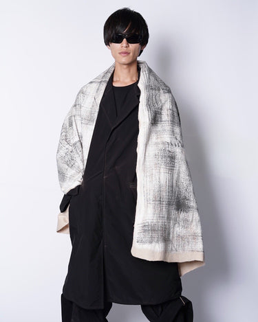 【SILVANA MANETTI】<br>"PAINTING 300" SCARF -silk/cashmere-