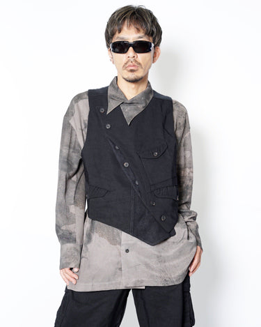 [Ziggy chen]<br>Reversible CollageD Long COAT