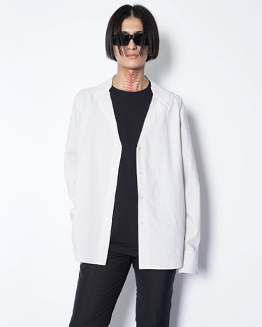 【MM6】<br>TROMPE L’OEIL STRIPE SHIRTS (UNISEX)