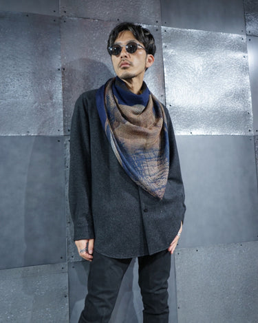 【DESTIN】<br>"GINGA"<br>カシミヤ/<br>ウール/シルクストール<br>-ELEPHANT-