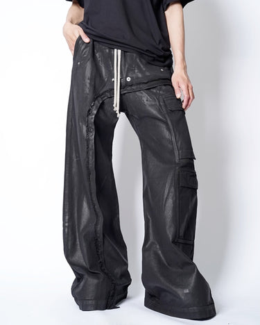 【RICK OWENS DRKSHDW】<br>IMBALANCED DOUBLE CARGO JUMBO BELAS<br>-DCF-
