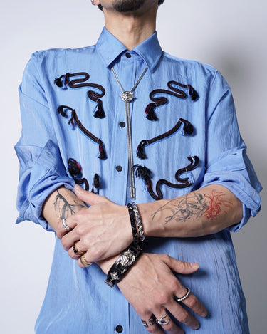 【TOGA ARCHIVES】<br>Metal concho loop tie (UNISEX)