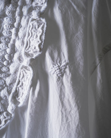 【kiminori morishita】<br>HAND EMBROIDERY SHIRT "NECKLACE"