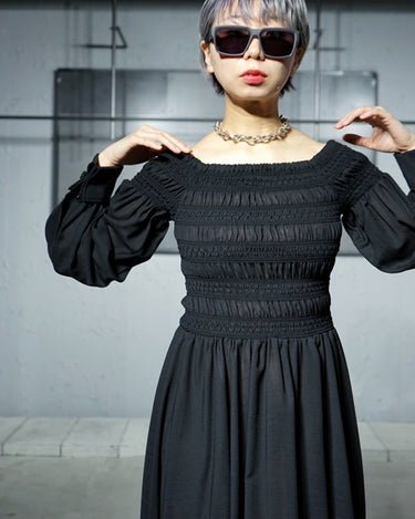 【MAXMARA】<br>"MANU"<br>OFF SHOULDER<br>DRESS