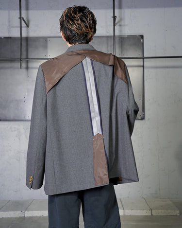 【kolor】<br>BACK INSIDEOUT TAILORED JACKET
