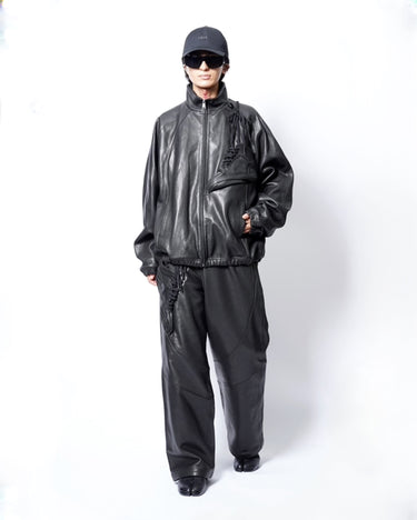7.11(sat) 10:00 Launch<br>【doublet】<br>BASKETBALL SHOE POCKET LEATHER JACKET