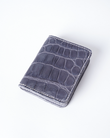 【GUIDI】<br>-C8- ALLIGATOR MISSISSIPPIENSIS ZIPPED WALLET