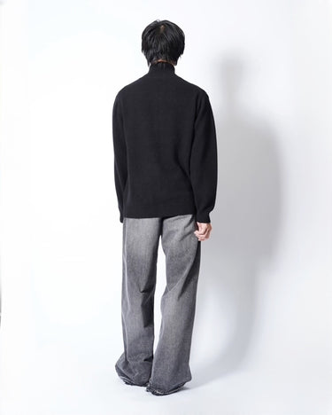 【BATONER】<br>MIDDLE WEIGHT INNOCENT CASHMERE DRIVERS KNIT