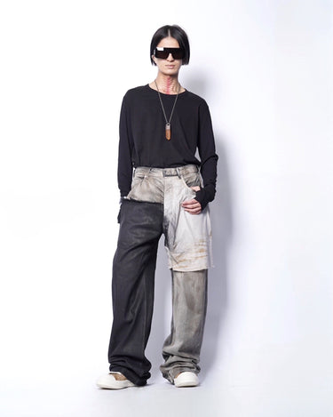 【RICK OWENS DRKSHDW】<br>GETH JEANS-COMW1A-