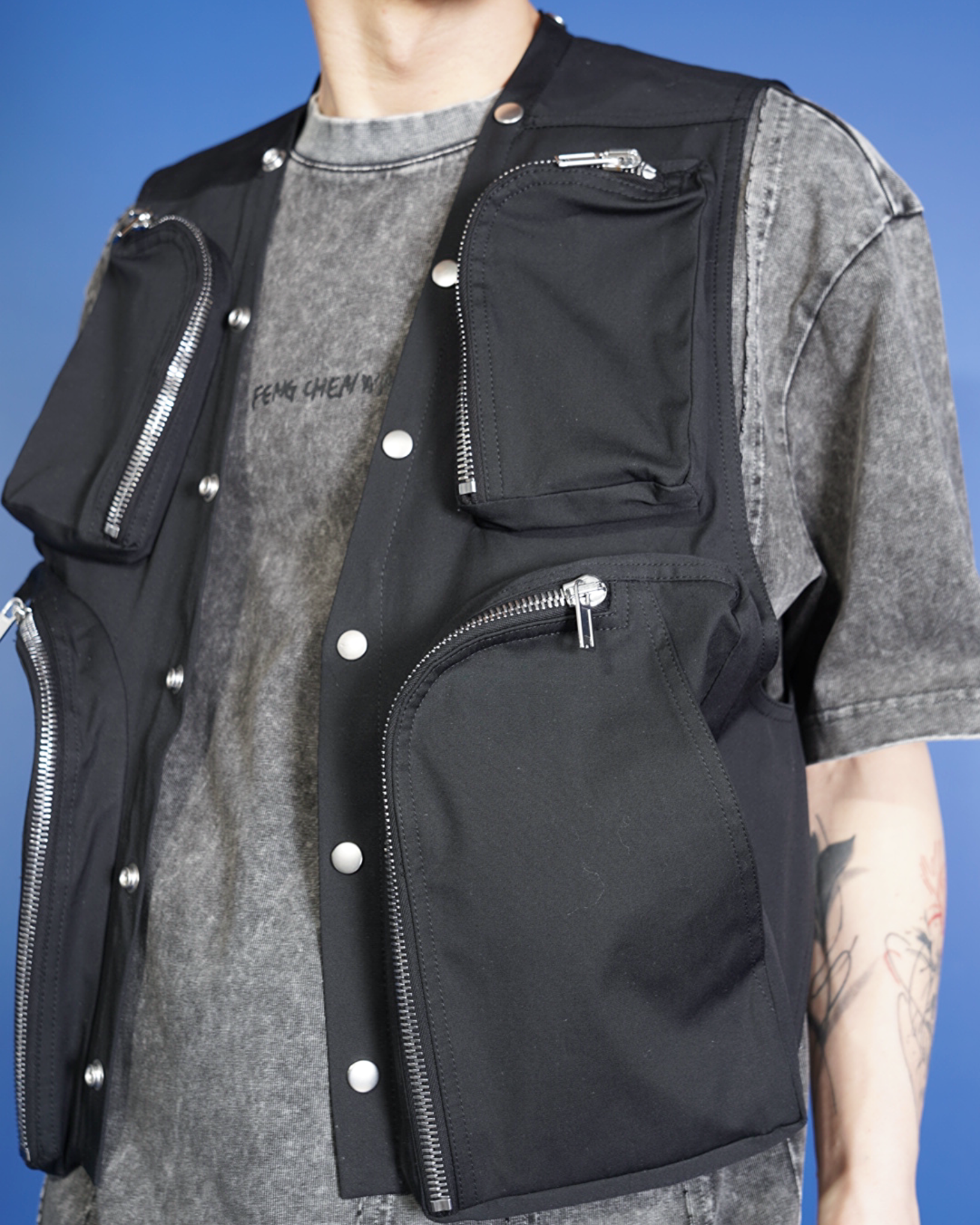 RICK OWENS(リックオウエンス)- CARGO VEST -TE--Amanojak. RICK OWENS(リックオウエンス)- CARGO VEST -TE--Amanojak.