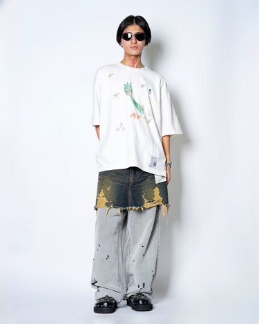 【Maison MIHARA YASUHIRO】<br>LEON KIDS DOODLE TEE
