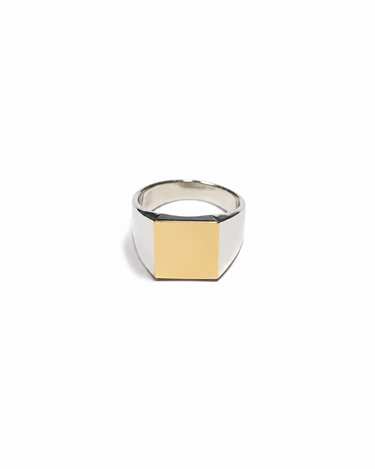 【GARDEN OF EDEN】<br>スクウェアリング -SMALL- SILVER/9K GOLD