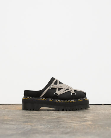 9.18(fri) 13:00 Launch<br>【RICK OWENS】<br>×Dr. Martens<br>QUAD SOLE MEGALACE® MULE