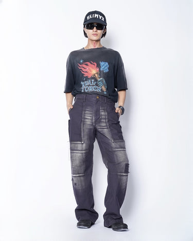 【KAMIYA】<br>Repaired Serge Work PANTS