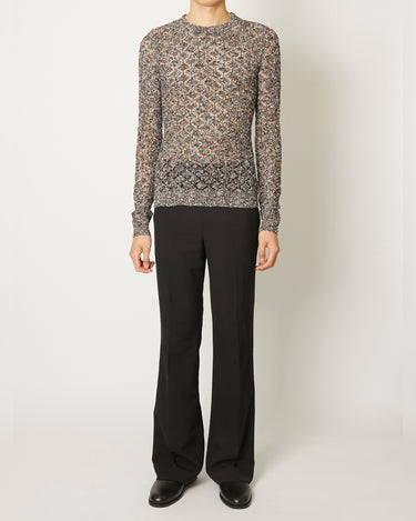 26AW予約受付中<br>【TAAKK】<br>MIX COLOR KNIT MULTI-COLORED SWEATER