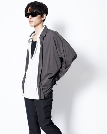 イベント期間限定アイテム<br>(6月27日～7月5日まで)<br>【KANEMASA PHIL】<br>46G Artisan Shirt (CHARCOAL DYE)