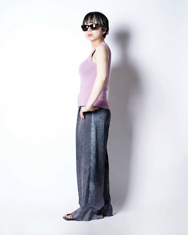 【08sircus】<br>PE/RY RIBBED<br>TANK TOP