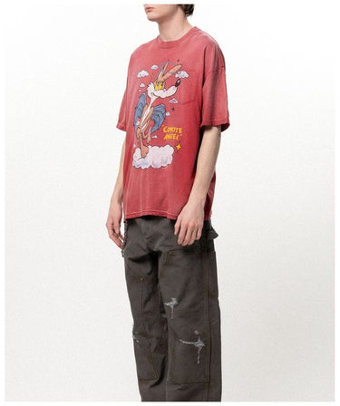 【KAMIYA】<br>"COYOTE ANGEL" POCKET Tee