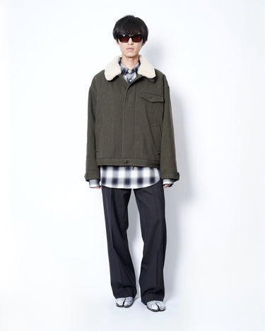 【TOGA ARCHIVES】<br>MELTON BLOUSON