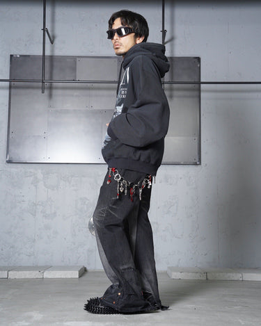 【doublet】<br>VILLAIN COVER PRINT HOODIE