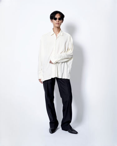 イベント期間限定アイテム<br>(6月27日～7月5日まで)<br>【KANEMASA PHIL】<br>46G Artisan Shirt (ECRU DYE)