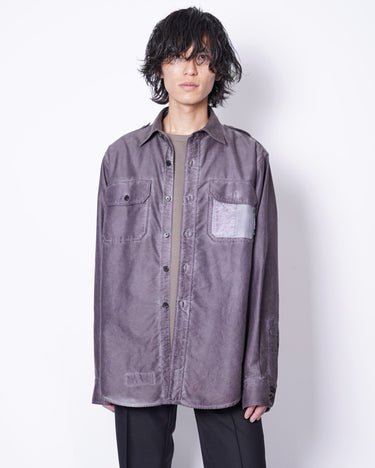 【Maison Margiela 10】<br>GARMENT DYE MILITARY SHIRTS JACKET
