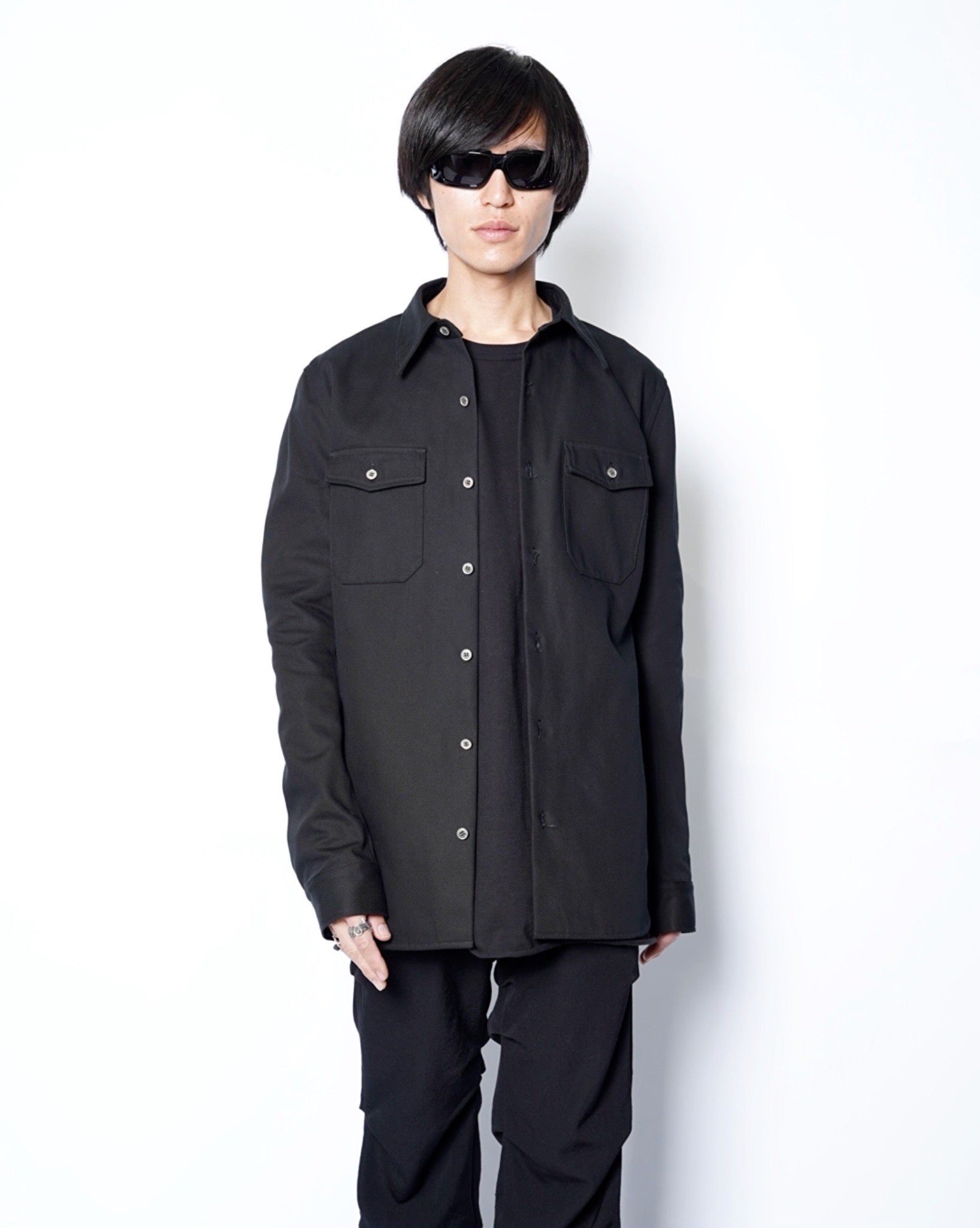 FRACTION】UTILITY SHIRT -BMC-(四分一ボタン仕様)- -Amanojak. FRACTION】UTILITY SHIRT -BMC-(四分一ボタン仕様)- -Amanojak.