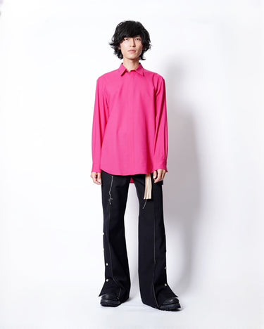 [OVERCOAT]<br>(SHELL)<br>WITH SHIRTS COLLAR
