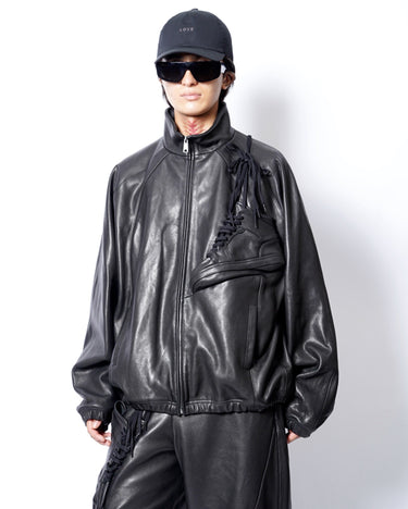 7.11(sat) 10:00 Launch<br>【doublet】<br>BASKETBALL SHOE POCKET LEATHER JACKET