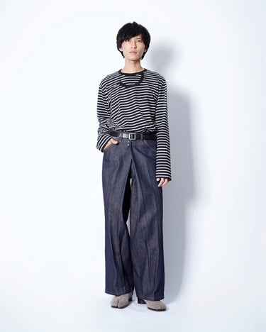 【TOGA ARCHIVES】<br>TOGA × Wrangler Wide denim trousers