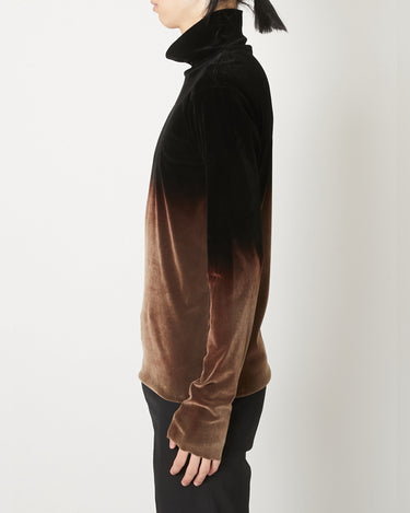 26AW予約受付中<br>【TAAKK】<br>GRADATION FLOCKY TULLE TEE