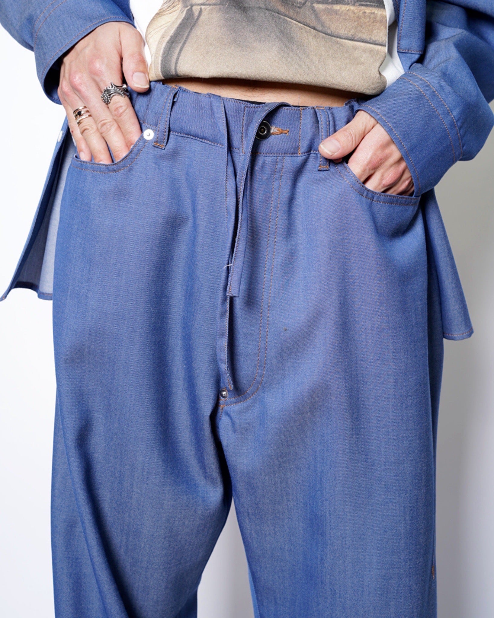 OVERCOAT】Denim Pant -Amanojak.