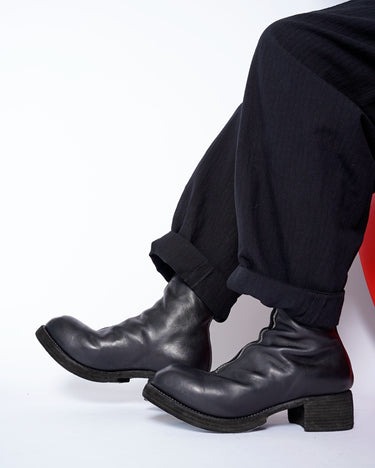 一部サイズ予約受付中<br>【GUIDI】<br>-PL2WZ- HORSE FULL GRAIN FRONT ZIP BOOTS