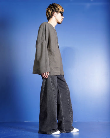 【AVIVA JIFEI XUE】<br>V Neck Soft Smock