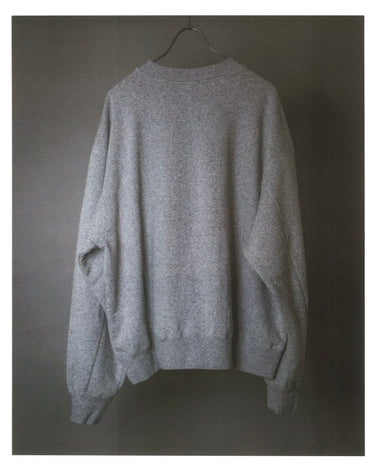 受注生産アイテム<br>期間限定受注受付中(7月31日～8月2日まで)<br>【kiminori morishita】<br>Silk Cotton Sweatshirt