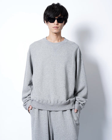 受注生産アイテム<br>期間限定受注受付中(7月31日～8月2日まで)<br>【kiminori morishita】<br>Silk Cotton Sweatshirt