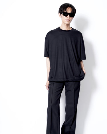 イベント期間限定アイテム<br>(6月27日～7月5日まで)<br>【KANEMASA PHIL】<br>36G Wool SS Tee (BLACK)