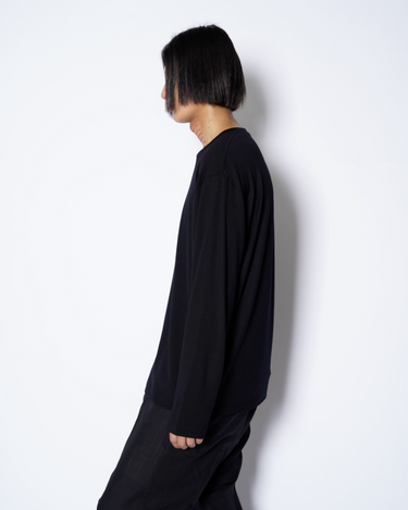 BATONER(バトナー)-WOOL LONG SLEEVE T-SHIRT-Amanojak. BATONER(バトナー)-WOOL LONG SLEEVE T-SHIRT-Amanojak.