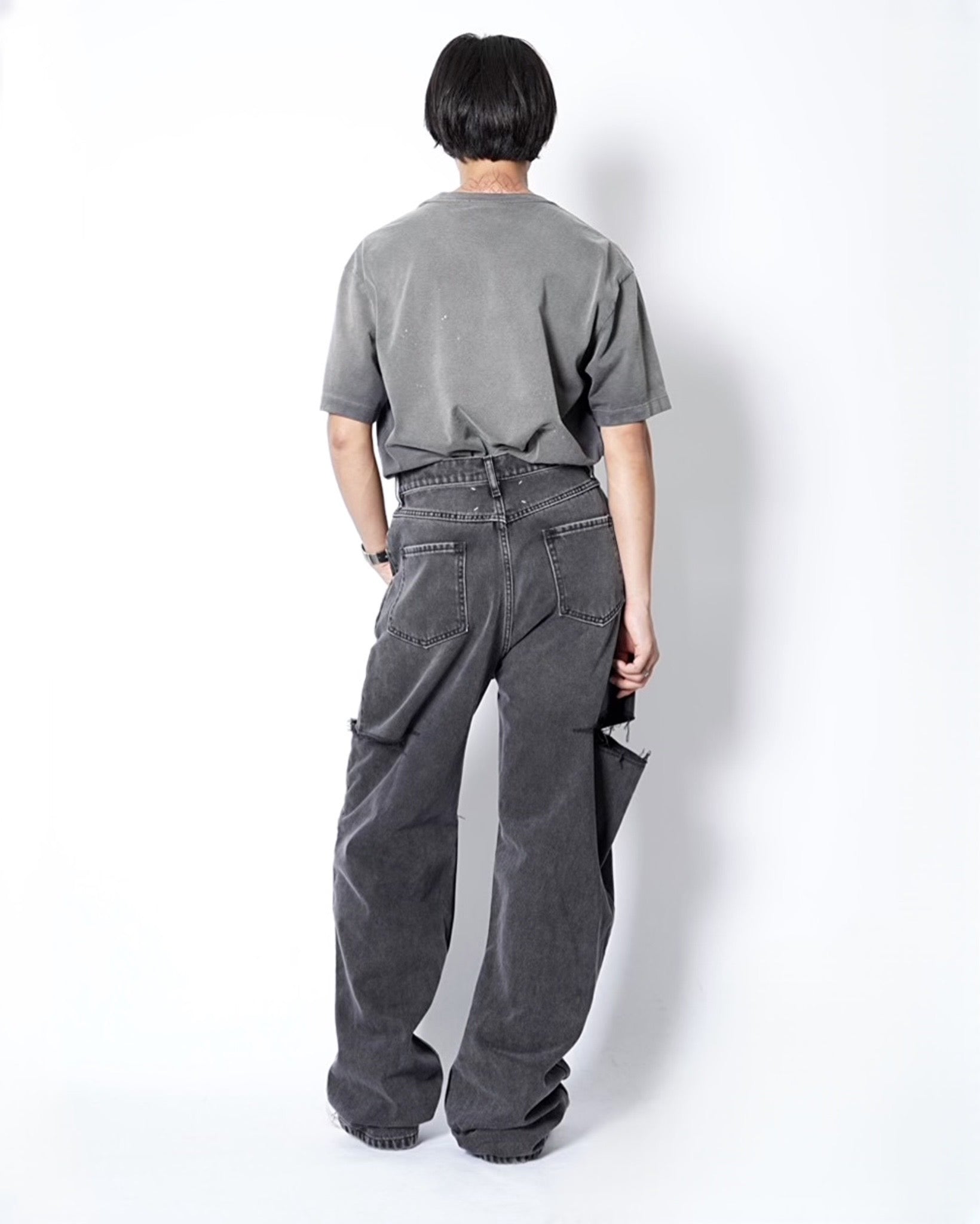 Lsanさま専用 メゾンマルジェラ カットオフデニム　サイズ38 Maison Margiela(メゾンマルジェラ) -CUT OUT DENIM PANTS-Amanojak.